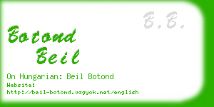botond beil business card